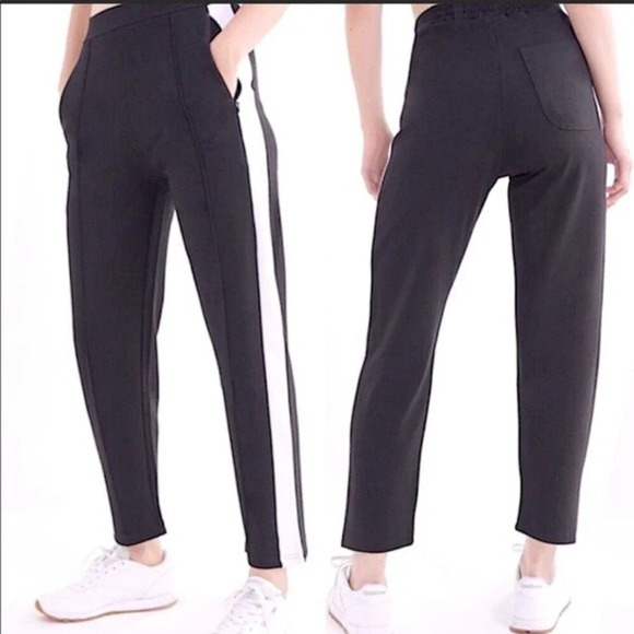 Urban Outfitters size medium orange stripe pants - Picture 1 of 7